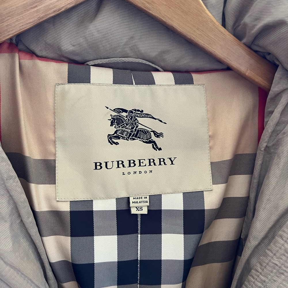 Burberry long jacket with belt